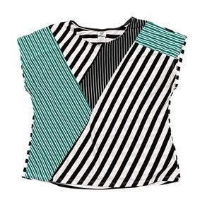 Wrapper Women's Top Multi Color Size Large